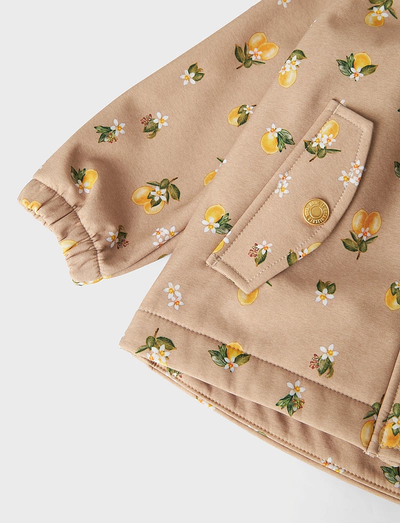 name it - NMFALFA08 SOFTSHELL ASHAPE JACKET FO - softshell jakid - light taupe - 2