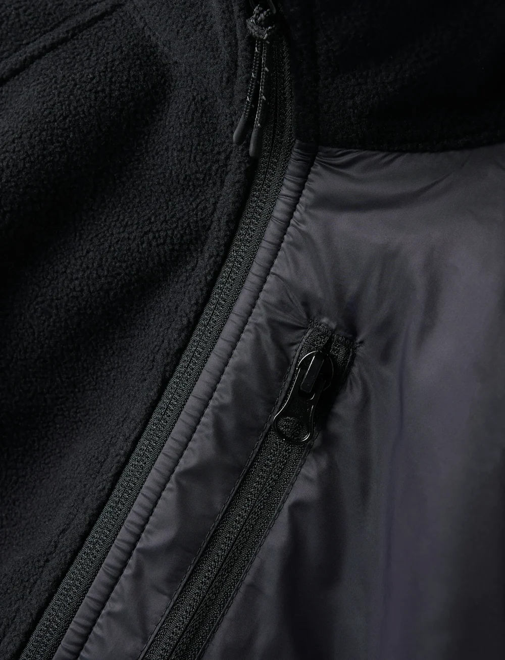 name it - NKNMOVE03 WINDFLEECE JACKET1 FO - fleecejacken - black - 2