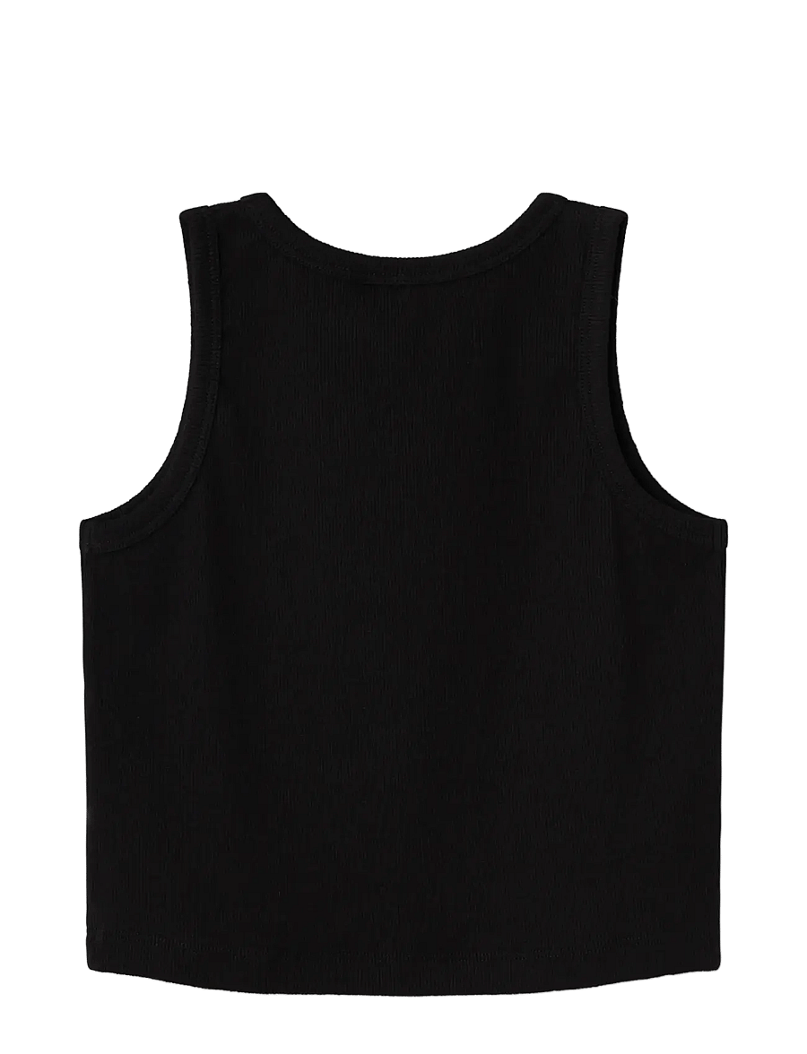 name it - NKFNAKAL SL SHORT TOP NOOS - tanktops - black - 1