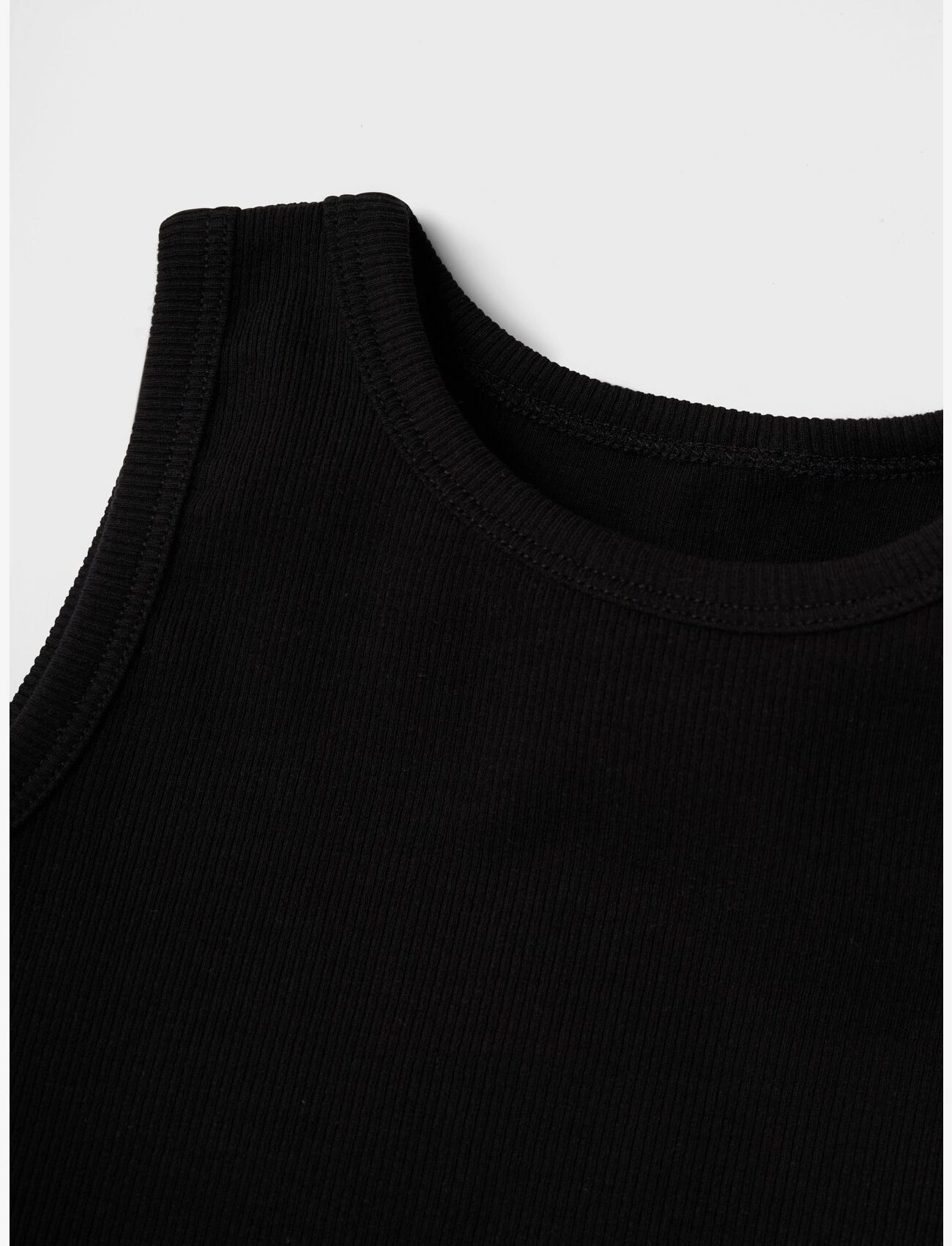 name it - NKFNAKAL SL SHORT TOP NOOS - Ærmeløs undertrøje - black - 2