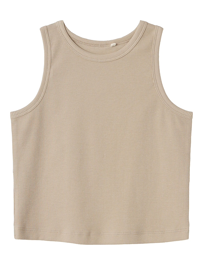 name it - NKFNAKAL SL CROP TOP NOOS - Ærmeløs undertrøje - pure cashmere - 0