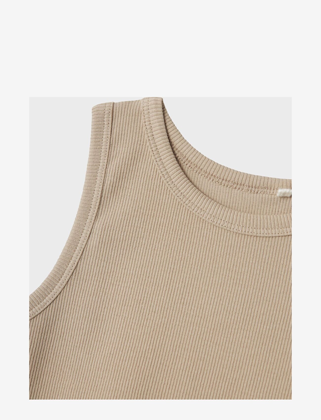 name it - NKFNAKAL SL CROP TOP NOOS - Ærmeløs undertrøje - pure cashmere - 2
