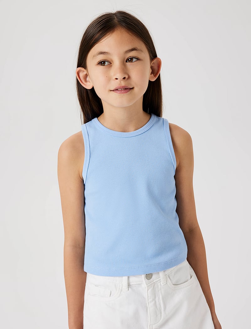 name it - NKFNAKAL SL SHORT TOP NOOS - Ærmeløs undertrøje - serenity - 2