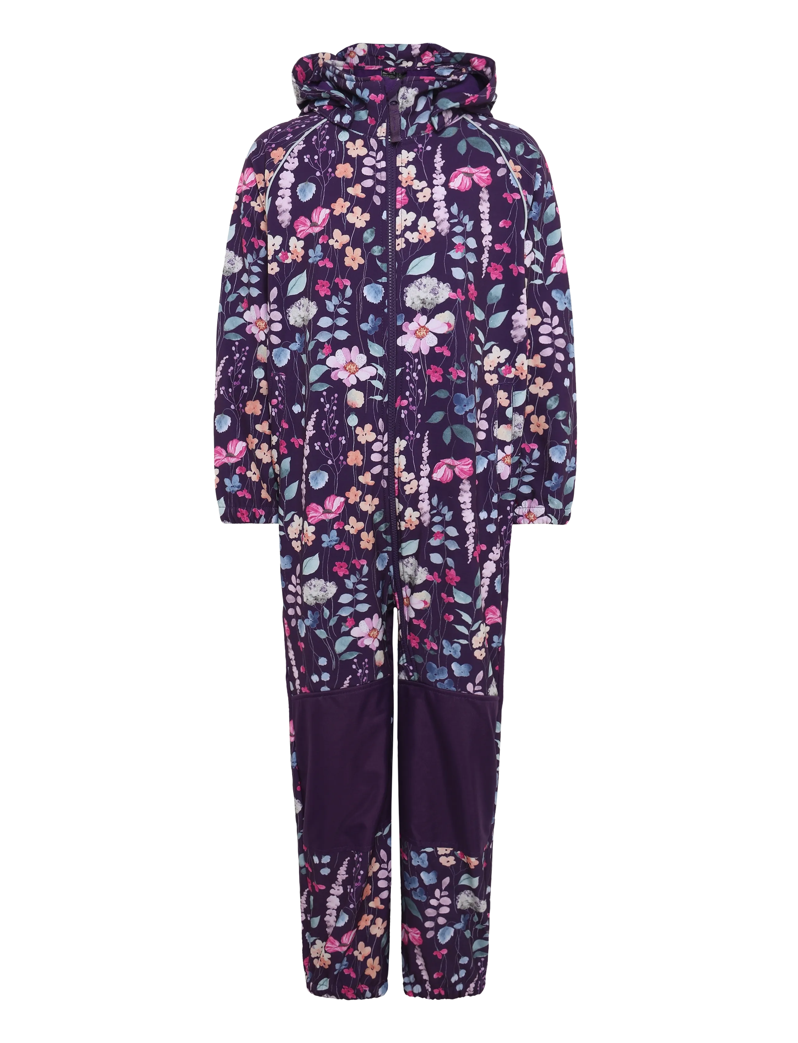 name it NMFALFA08 SOFTSHELL SUIT AOP 1FO NOOS - Softshell-Overalls - CROWN JEWEL / purple