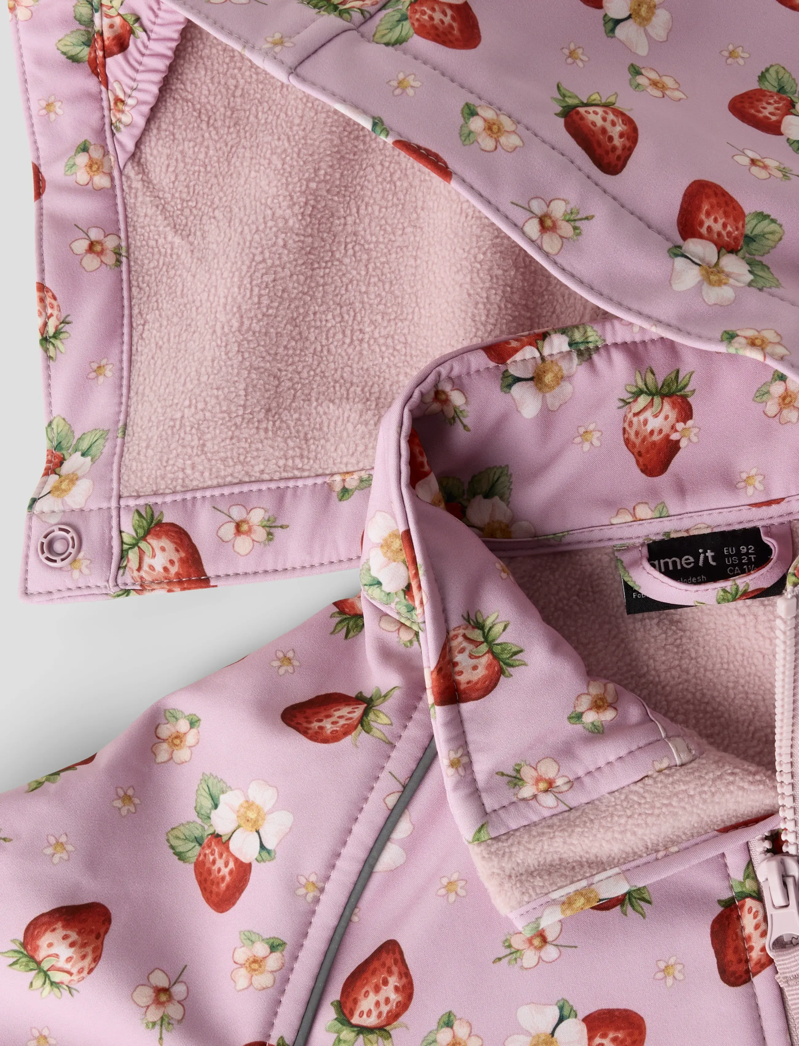name it - NMFALFA08 SOFTSHELL SUIT AOP 1FO NOOS - skaldragter - keepsake lilac - 4