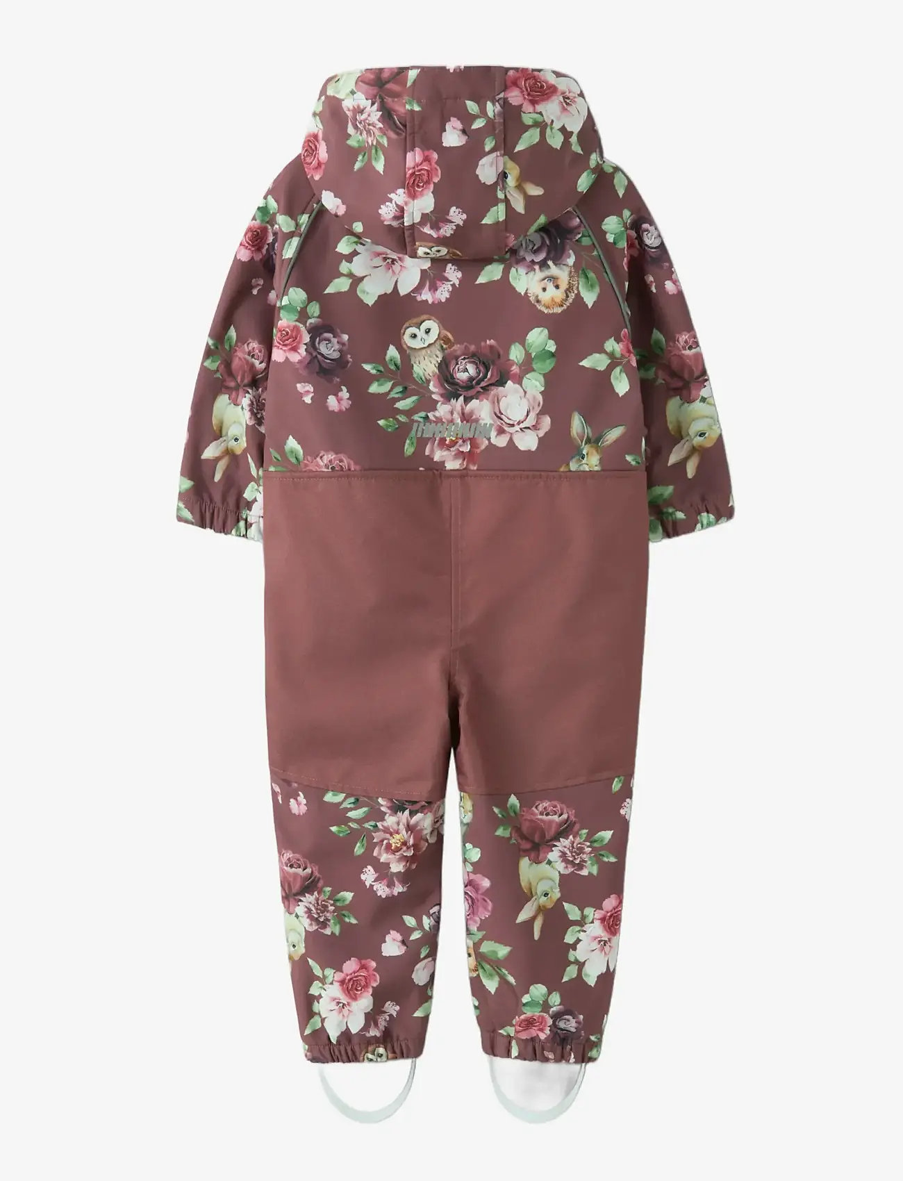 name it - NMFALFA08 SOFTSHELL SUIT AOP 1FO NOOS - skaldragter - rose brown - 1
