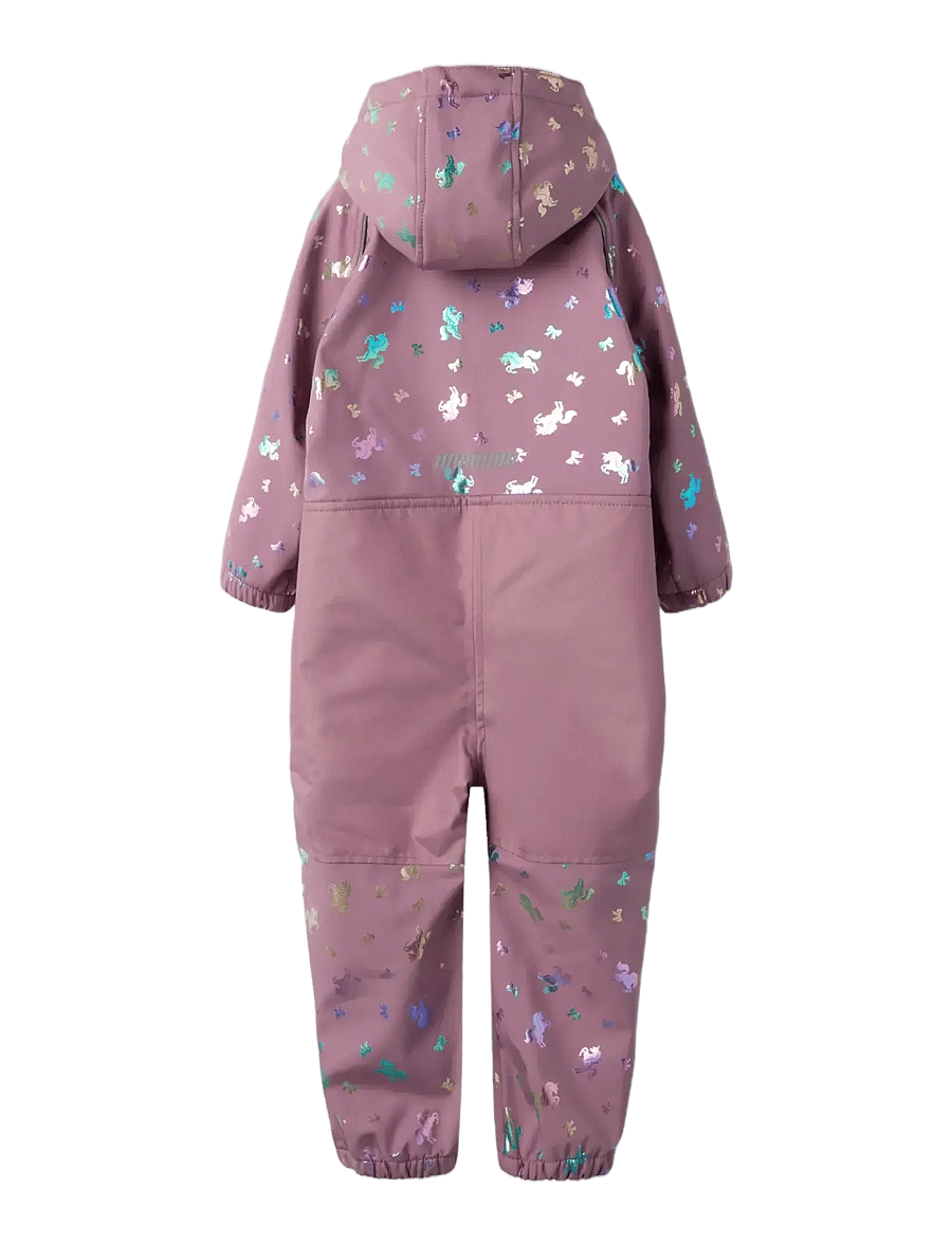 name it - NMFALFA08 SOFTSHELL SUIT FOIL 1FO NOOS - softshelloveraller - grape shake - 1