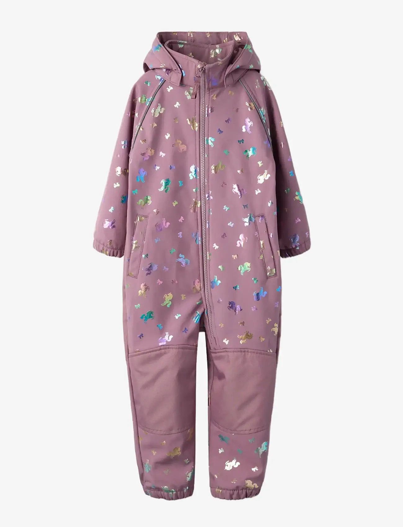 name it - NMFALFA08 SOFTSHELL SUIT FOIL 1FO NOOS - shell apģērbs - grape shake - 2