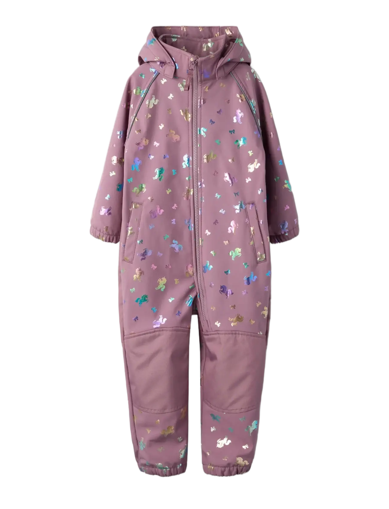 name it - NMFALFA08 SOFTSHELL SUIT FOIL 1FO NOOS - softshell coveralls - grape shake - 2