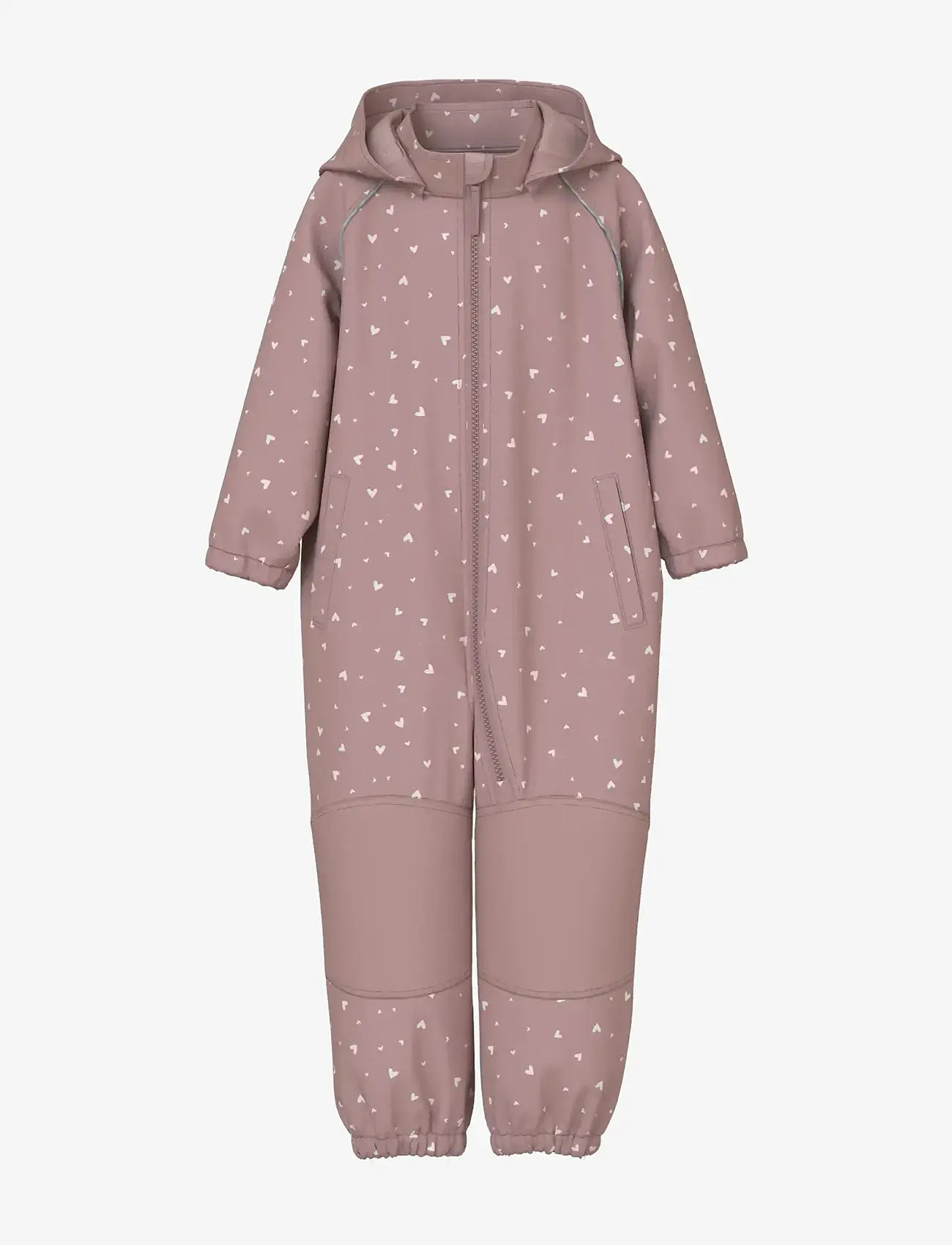 name it - NMFALFA08 SOFTSHELL SUIT FOIL 1FO NOOS - softshelloveraller - woodrose - 0