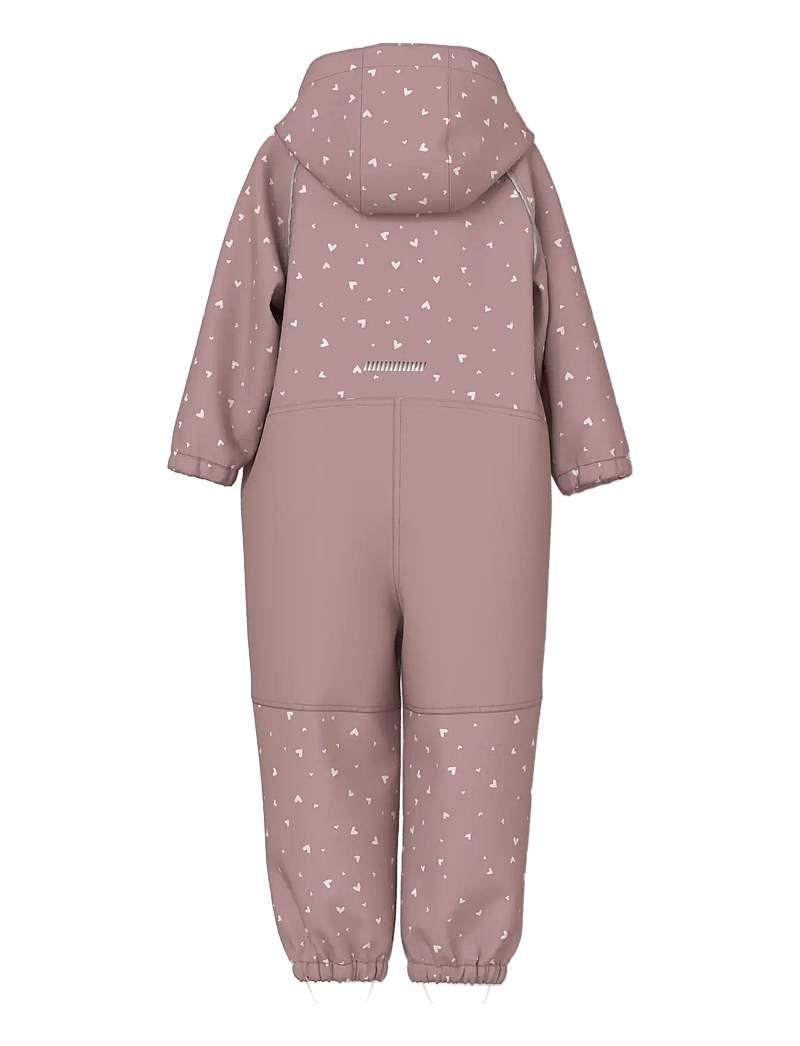 name it - NMFALFA08 SOFTSHELL SUIT FOIL 1FO NOOS - softshelloveraller - woodrose - 1