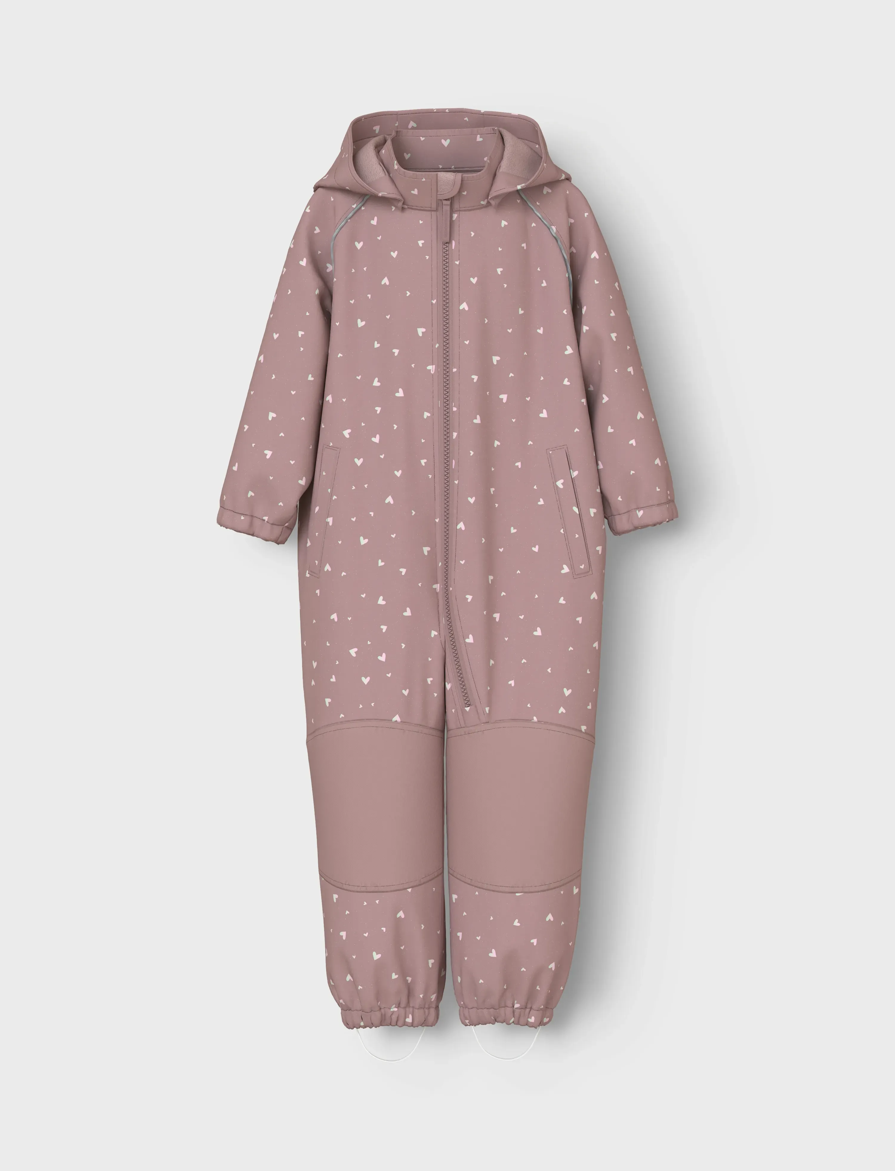 name it - NMFALFA08 SOFTSHELL SUIT FOIL 1FO NOOS - softshell-overalls - woodrose - 2
