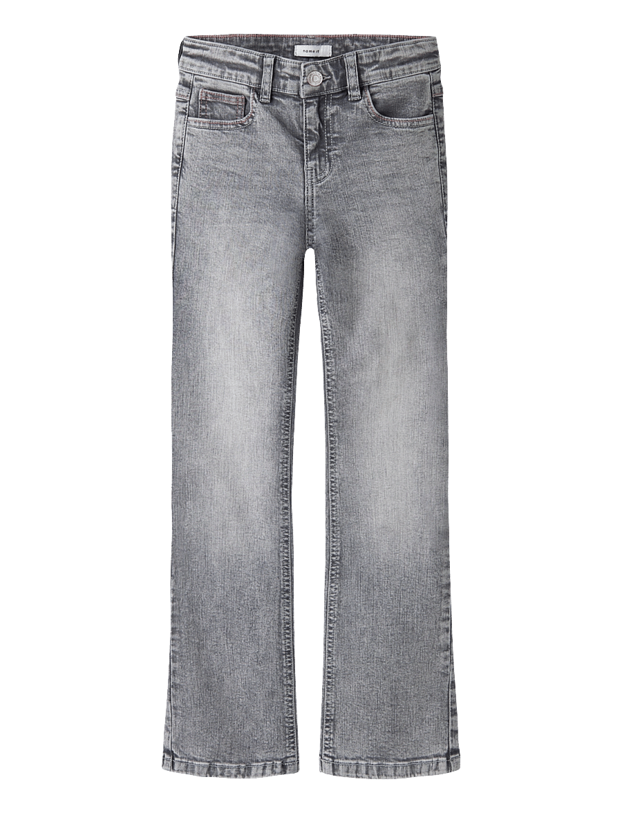 name it - NKFPOLLY SKINNY BOOTCUT JEANS 8245-MD - bootcut jeans - medium grey denim - 0