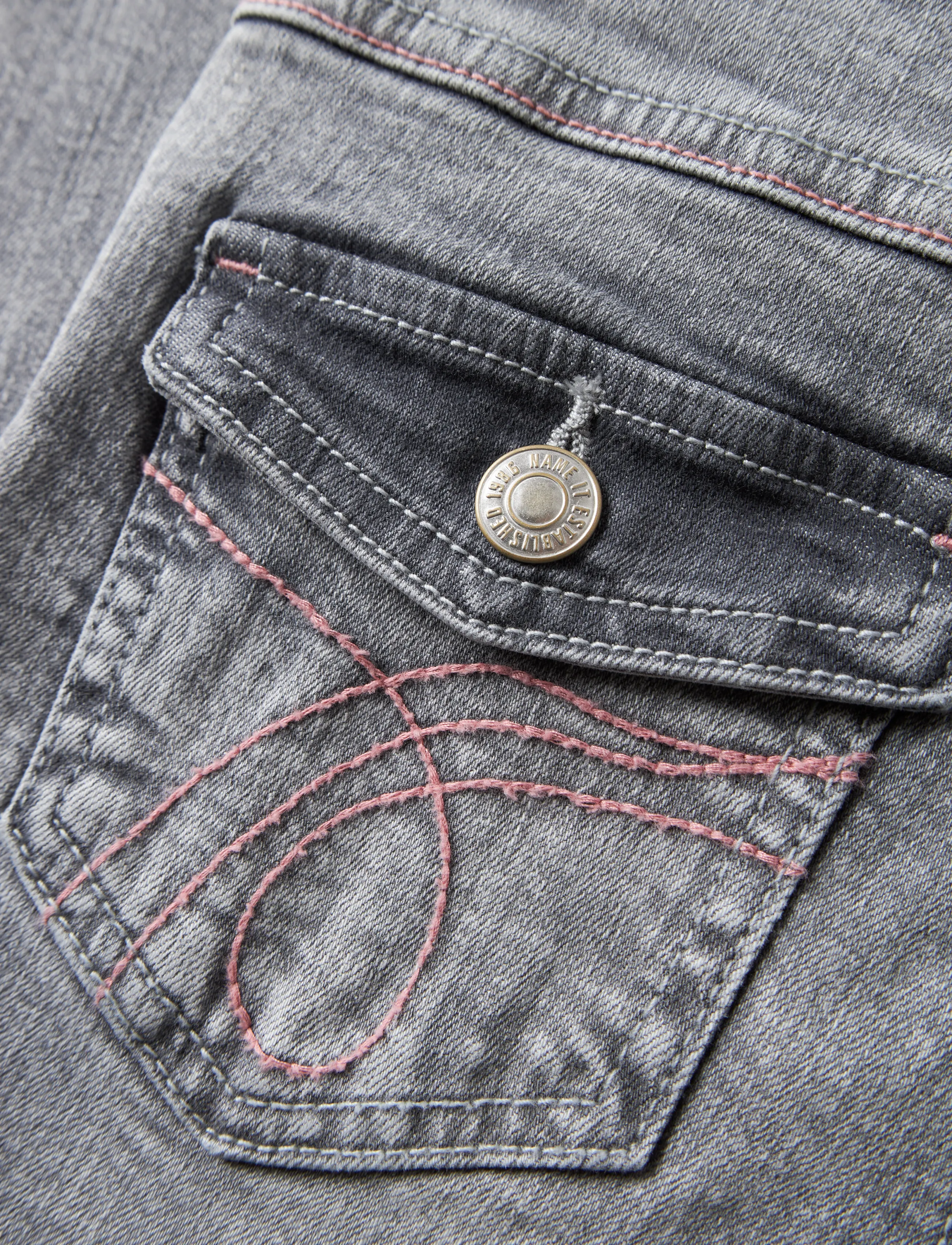 name it - NKFPOLLY SKINNY BOOTCUT JEANS 8245-MD - bootcut jeans - medium grey denim - 2