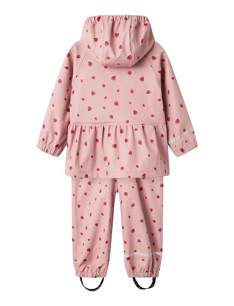name it - NMFDRY10 RAIN SET AOP FO - regnställ - pale mauve - 1