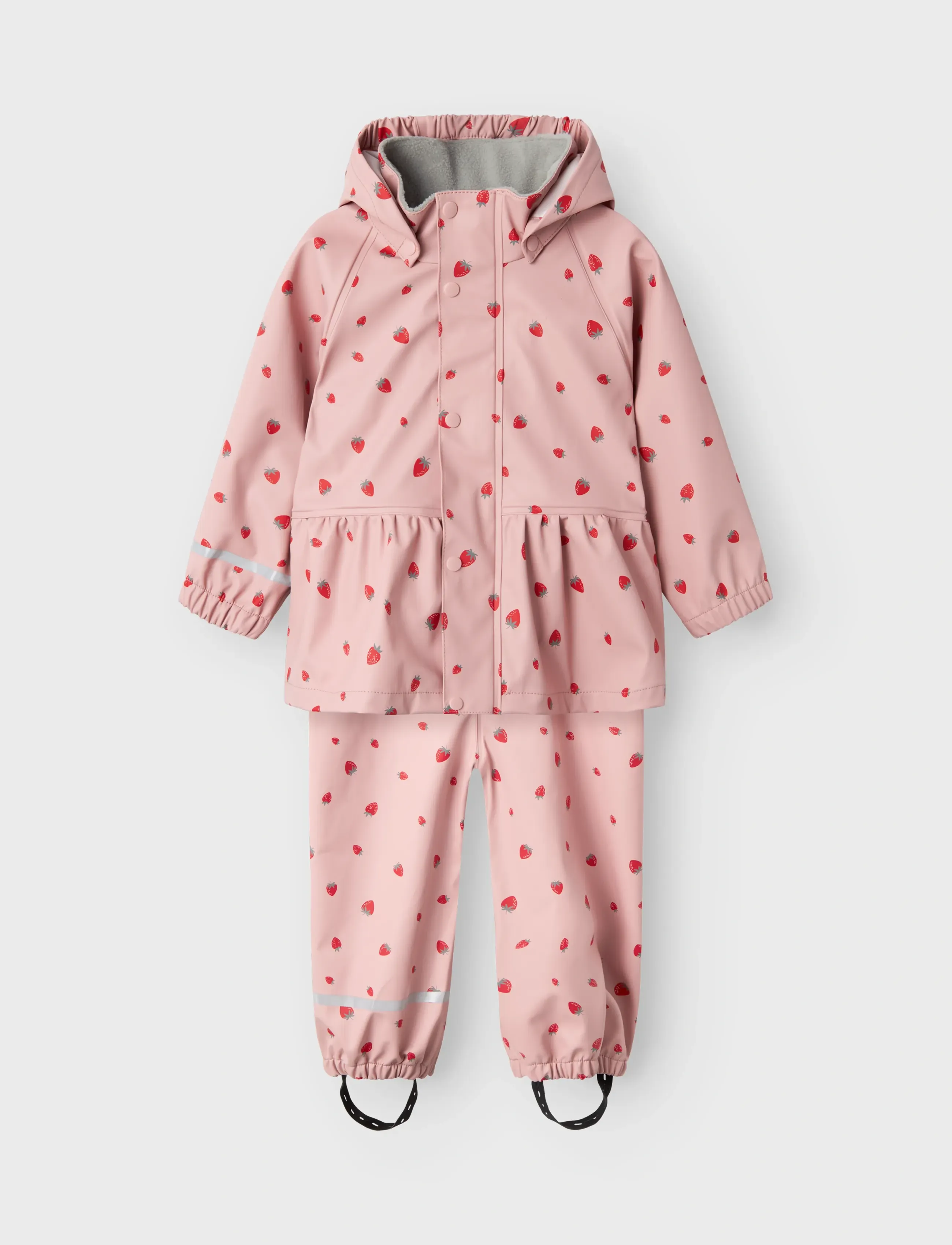 name it - NMFDRY10 RAIN SET AOP FO - pale mauve - 2