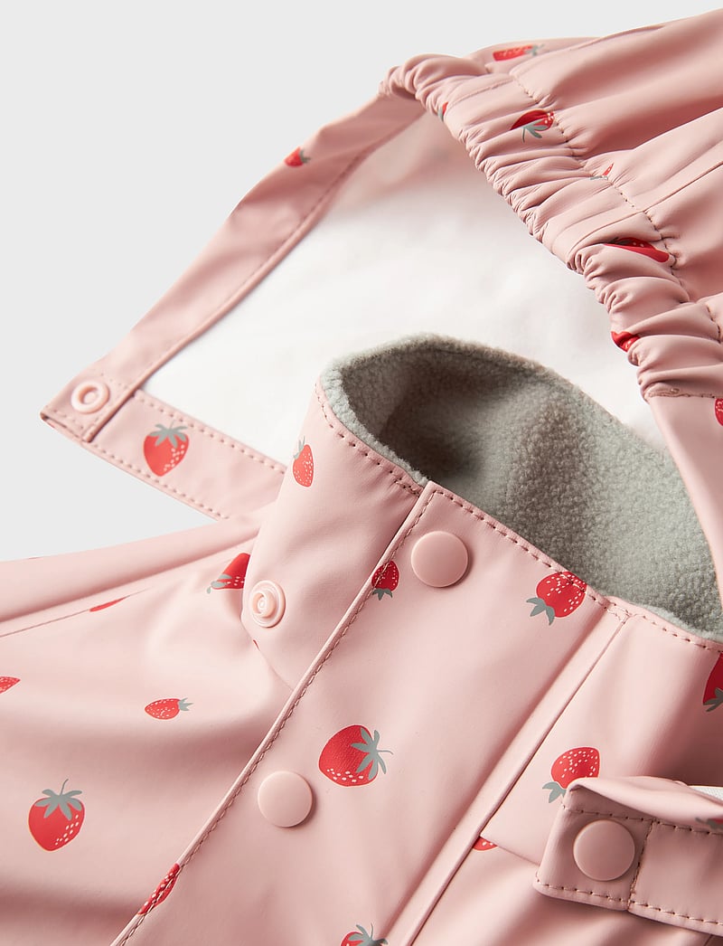 name it - NMFDRY10 RAIN SET AOP FO - regnställ - pale mauve - 3