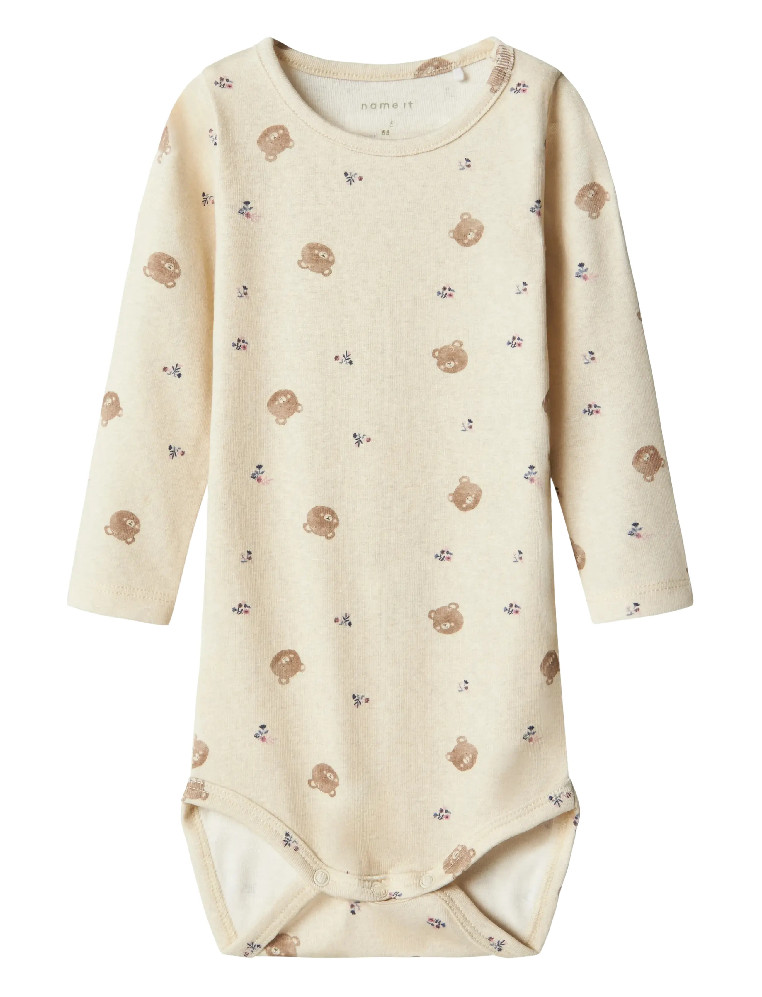name it NBFOLEISA M LS BODY - Clothing - PEYOTE MELANGE / cream