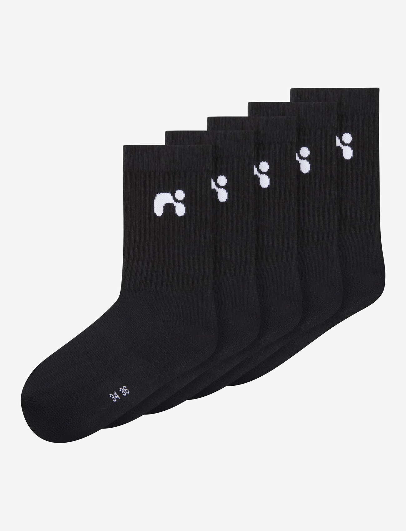 name it - NKNLARIS 5P SOCK NOOS - strümpfe - black - 0