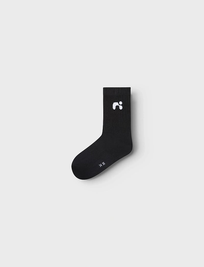 name it - NKNLARIS 5P SOCK NOOS - sokker - black - 3