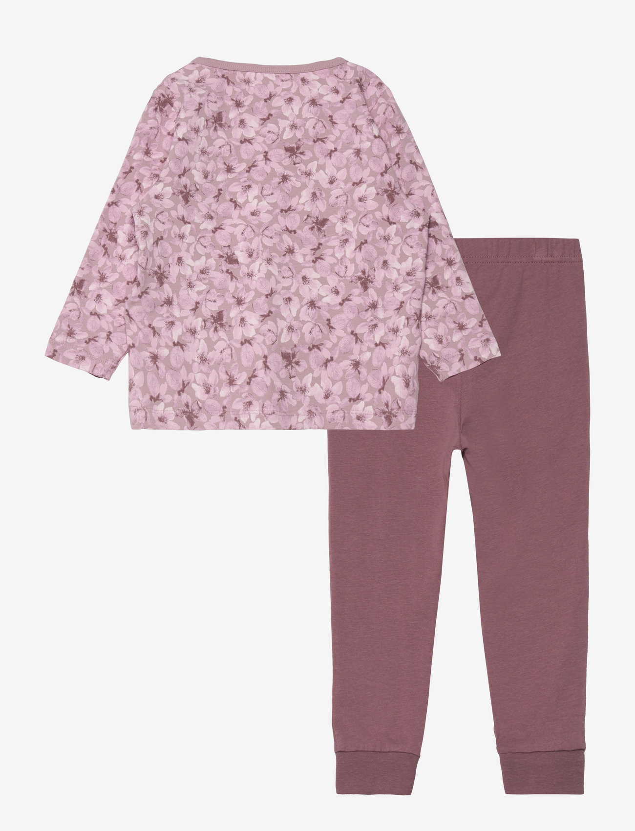name it - NMFNIGHTSET MAUVE FLOWER NOOS - pyjamasset - mauve shadows - 2