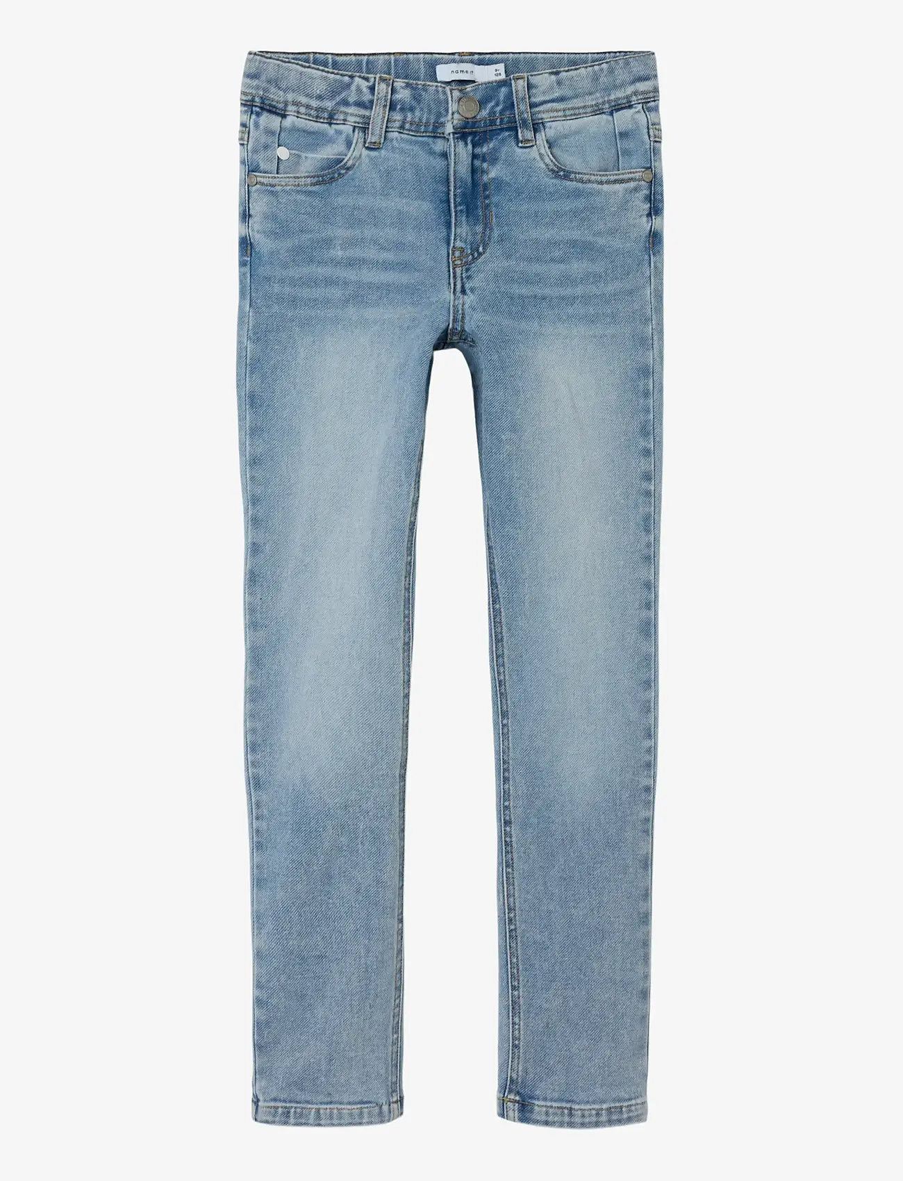 name it - NKMTHEO XSLIM JEANS 1280-GY NOOS - skinny jeans - light blue denim - 1