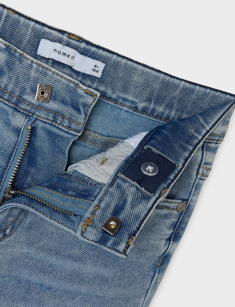 name it - NKMTHEO XSLIM JEANS 1280-GY NOOS - skinny jeans - light blue denim - 4