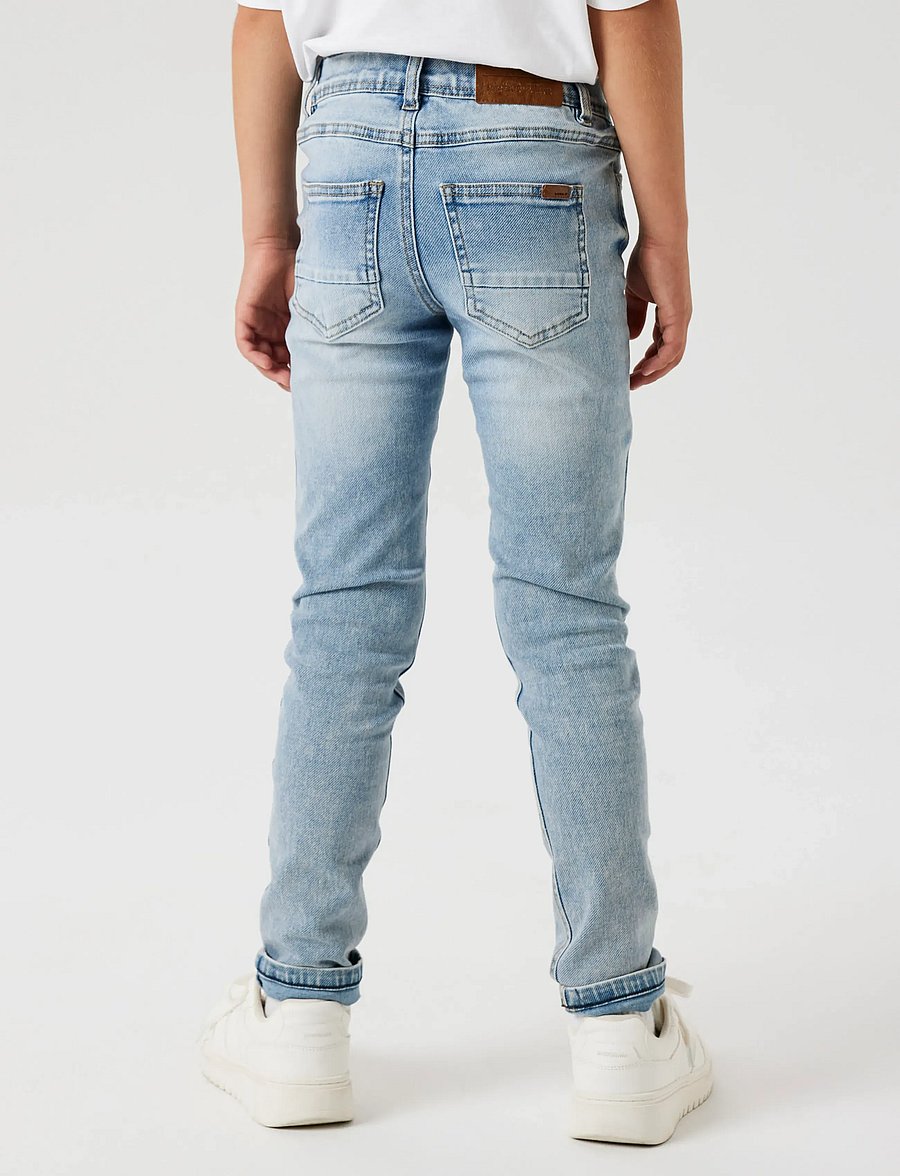 name it - NKMTHEO XSLIM JEANS 1280-GY NOOS - skinny jeans - light blue denim - 5
