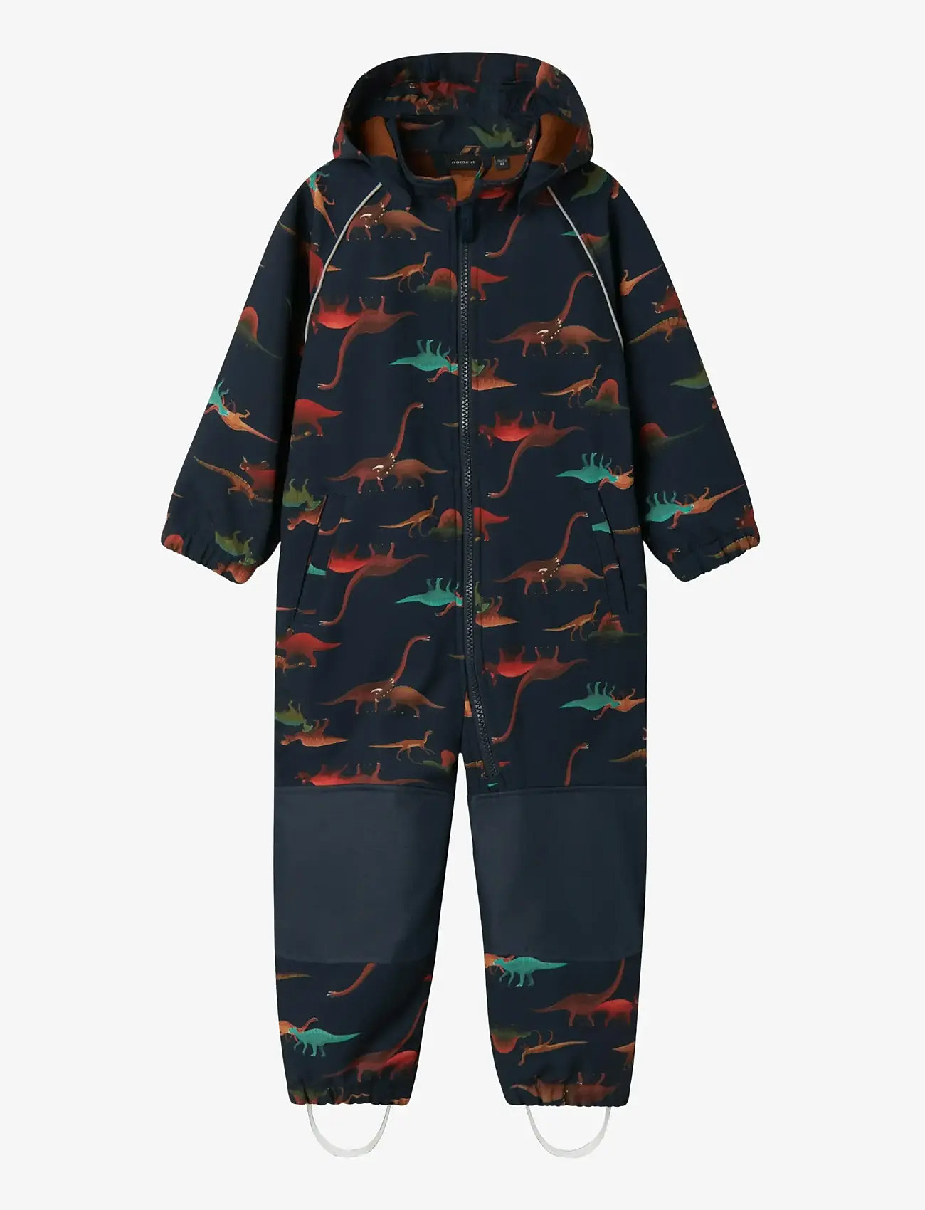 name it - NMMALFA08 SOFTSHELL SUIT AOP 1FO NOOS - skaldragter - dark sapphire - 0