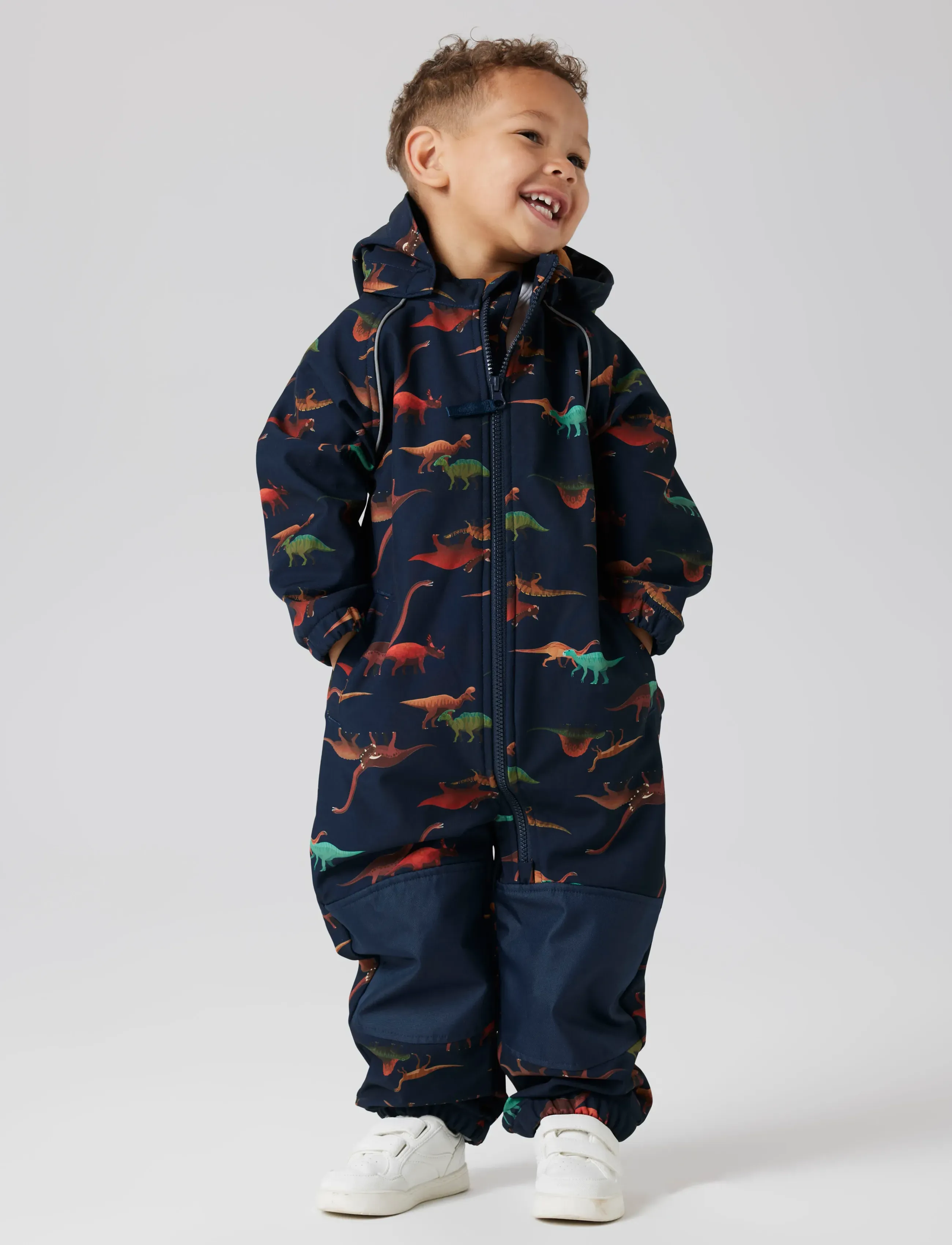 name it - NMMALFA08 SOFTSHELL SUIT AOP 1FO NOOS - softshell dragter - dark sapphire - 2