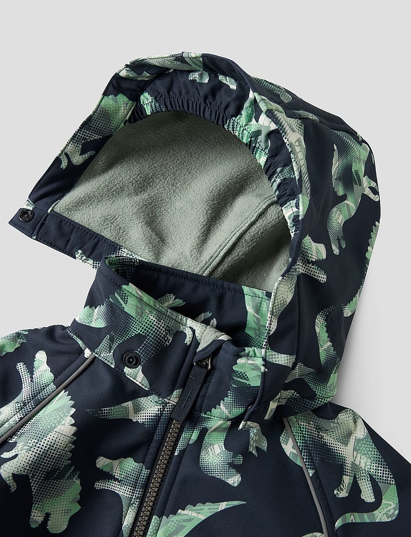 name it - NMMALFA08 SOFTSHELL SUIT AOP 1FO NOOS - softshell kombed - dark sapphire - 5