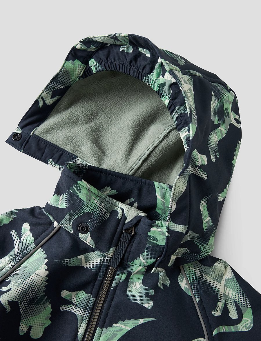 name it - NMMALFA08 SOFTSHELL SUIT AOP 1FO NOOS - softshell kombinezoni - dark sapphire - 5