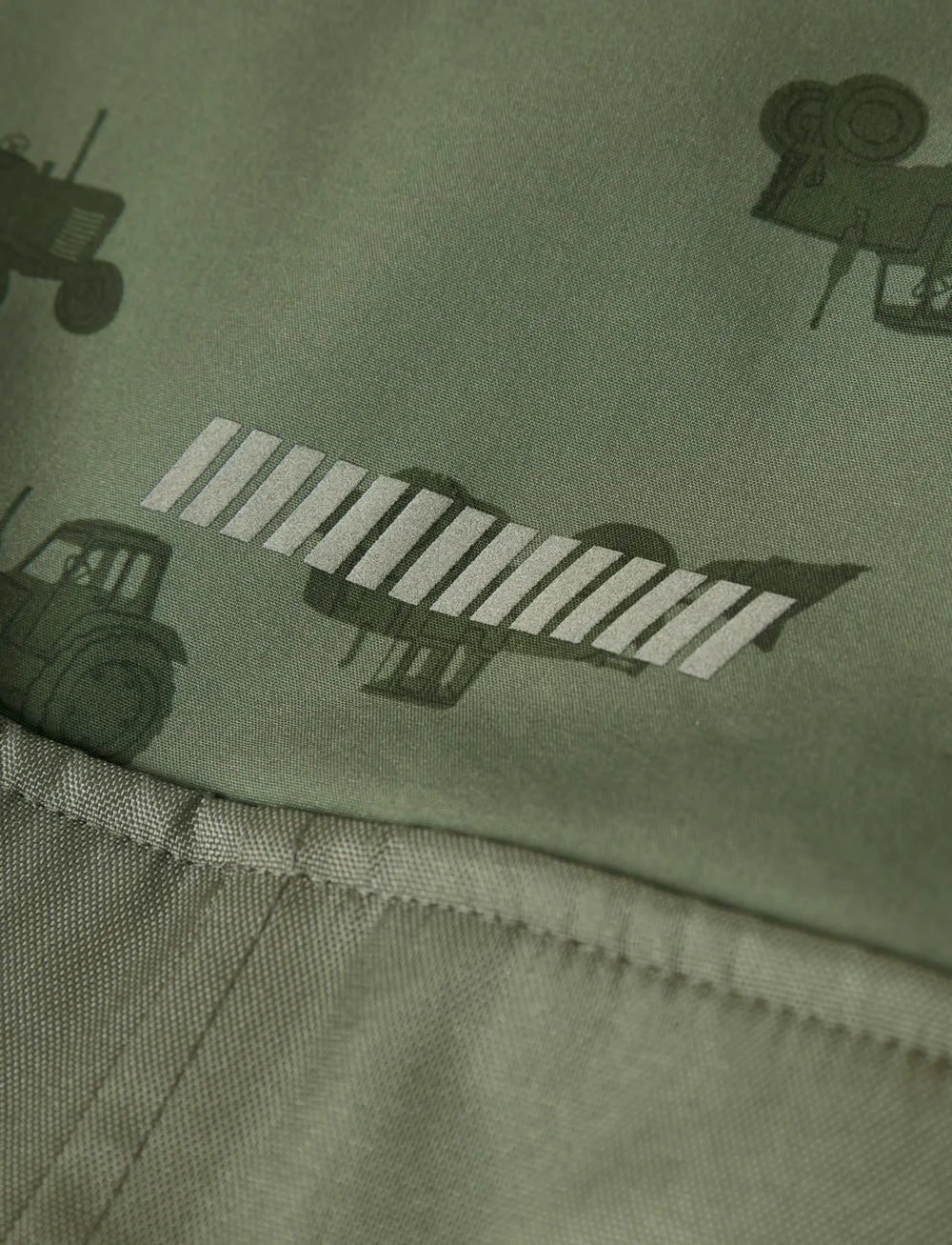 name it - NMMALFA08 SOFTSHELL SUIT AOP 1FO NOOS - softshell-overalls - dusty olive - 5