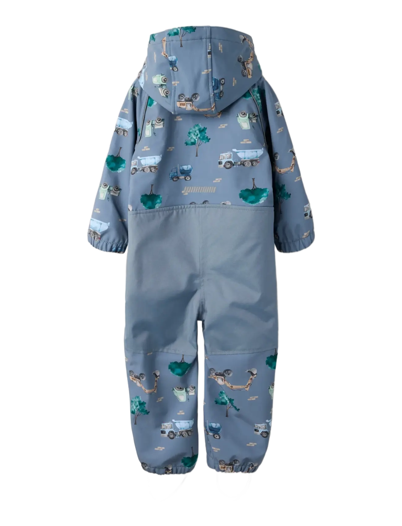 name it - NMMALFA08 SOFTSHELL SUIT AOP 1FO NOOS - softshell dragter - flint stone - 1