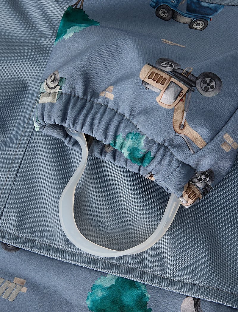 name it - NMMALFA08 SOFTSHELL SUIT AOP 1FO NOOS - softshell-overalls - flint stone - 5