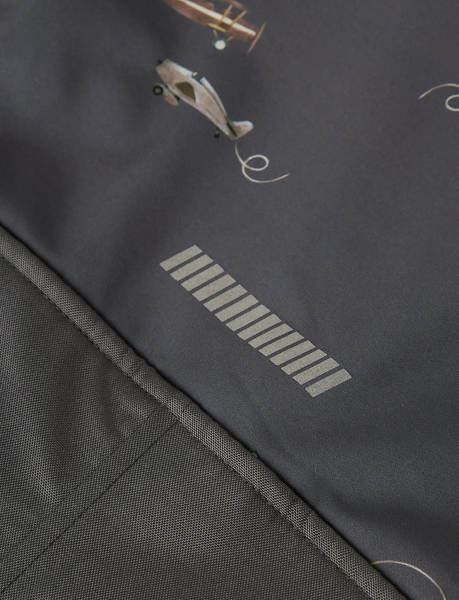 name it - NMMALFA08 SOFTSHELL SUIT AOP 1FO NOOS - softshell kombed - grey pinstripe - 5