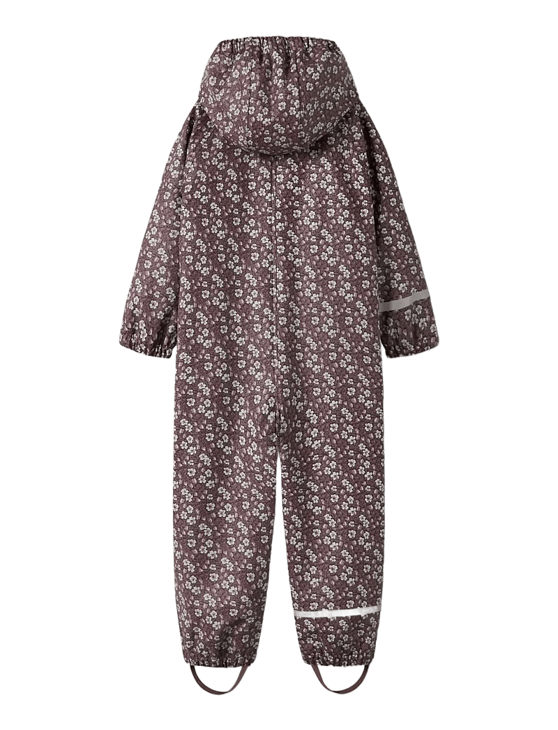 name it - NMFDRY10 RAIN SUIT FLEECE AOP FO - regnoveraller - fig - 2