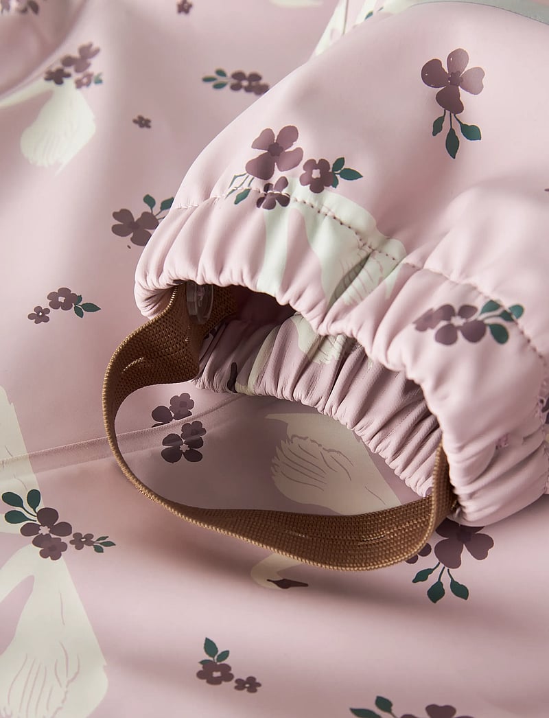 name it - NMFDRY10 RAIN SUIT FLEECE AOP FO - lietus valkā kombinezoni - keepsake lilac - 4