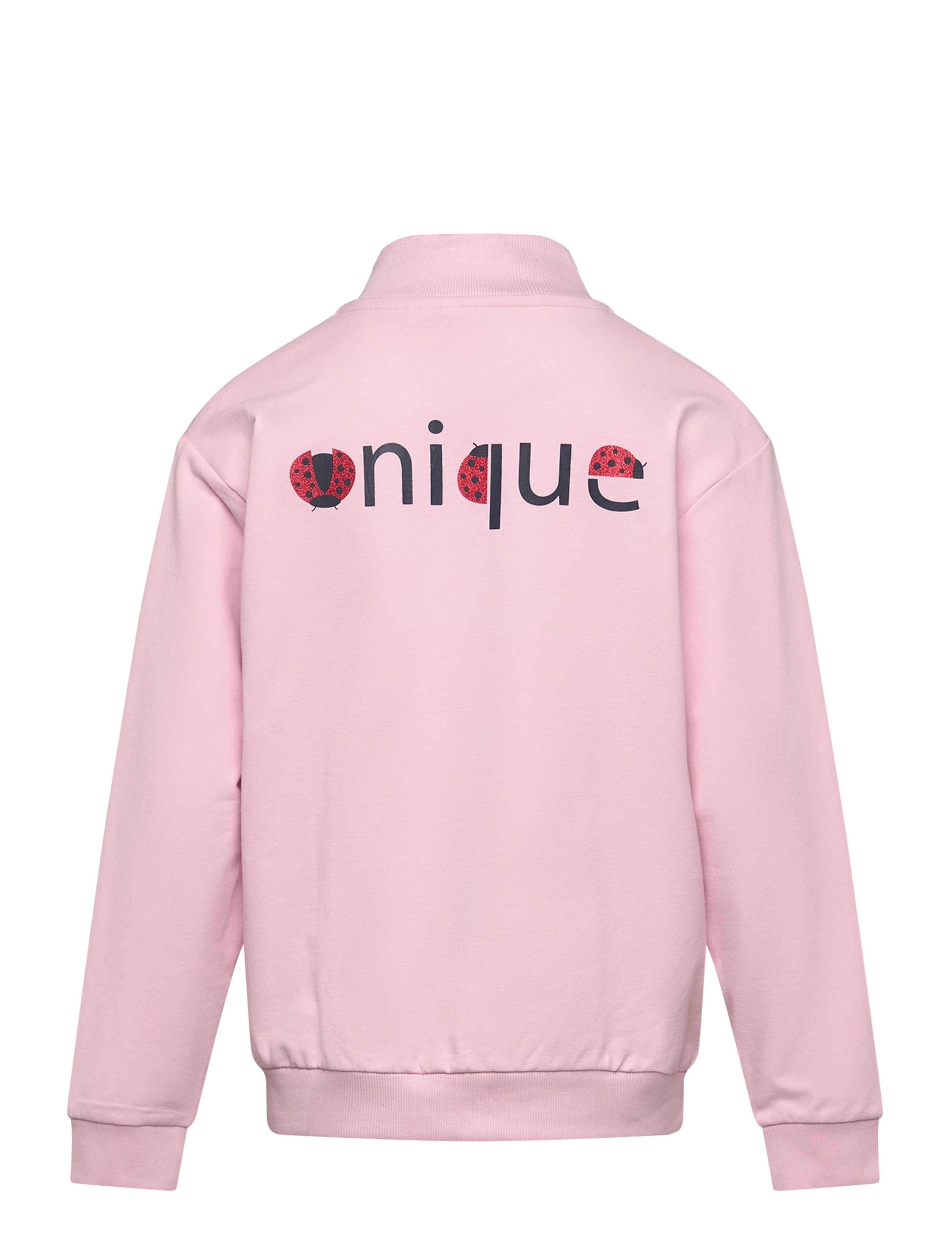 name it - NMFFLORENCA LS NREG SWE CARD UNB - parfait pink - 1