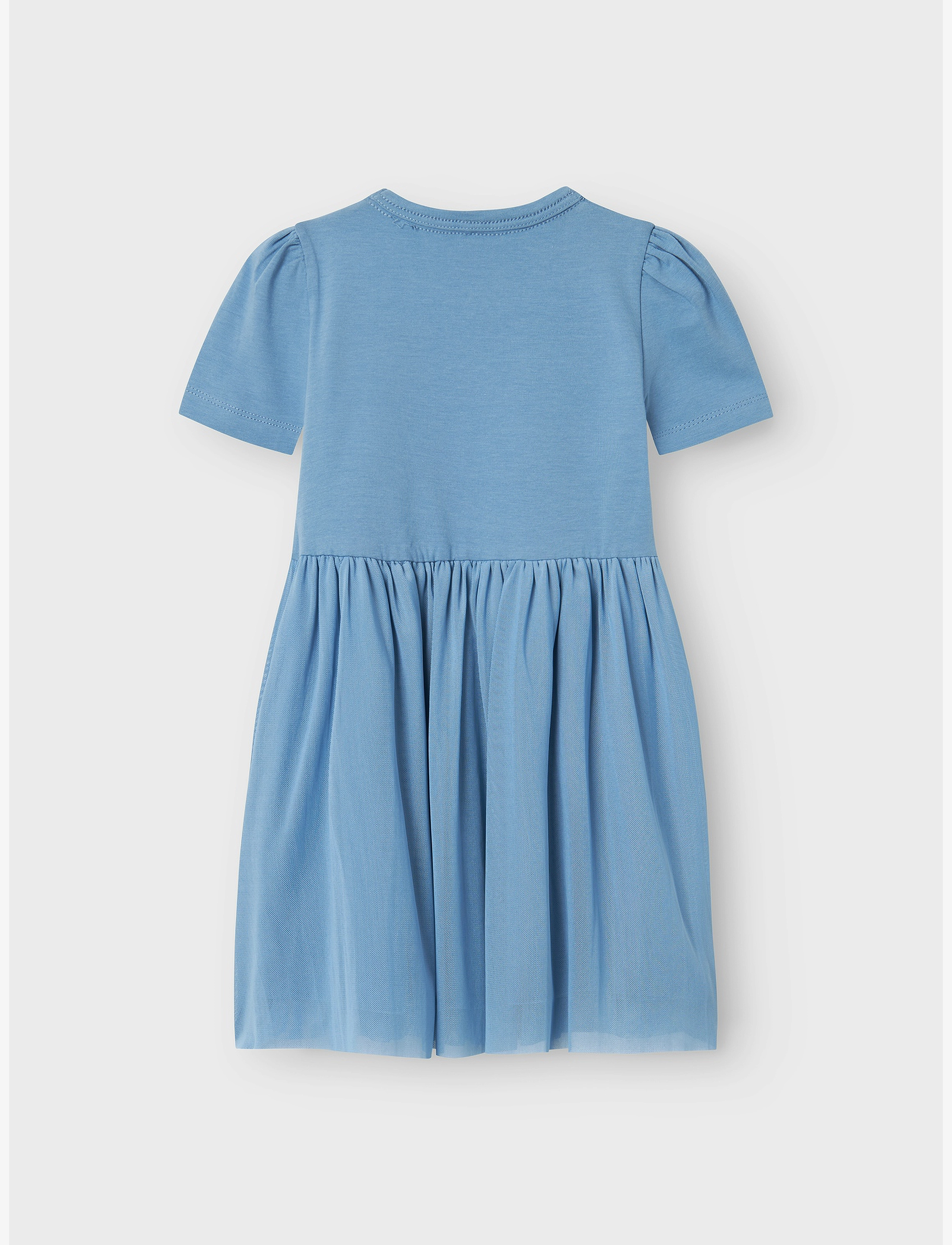 name it - NMFFILERA SS TULLE DRESS - coronet blue - 2