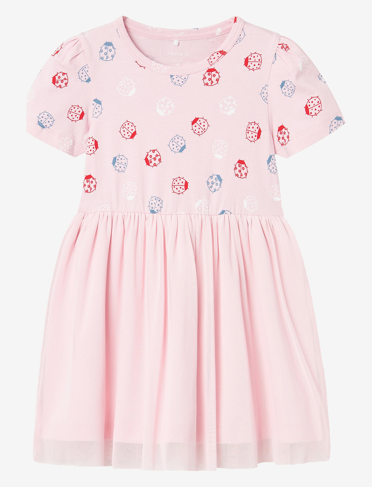 name it - NMFFILERA SS TULLE DRESS - parfait pink - 1
