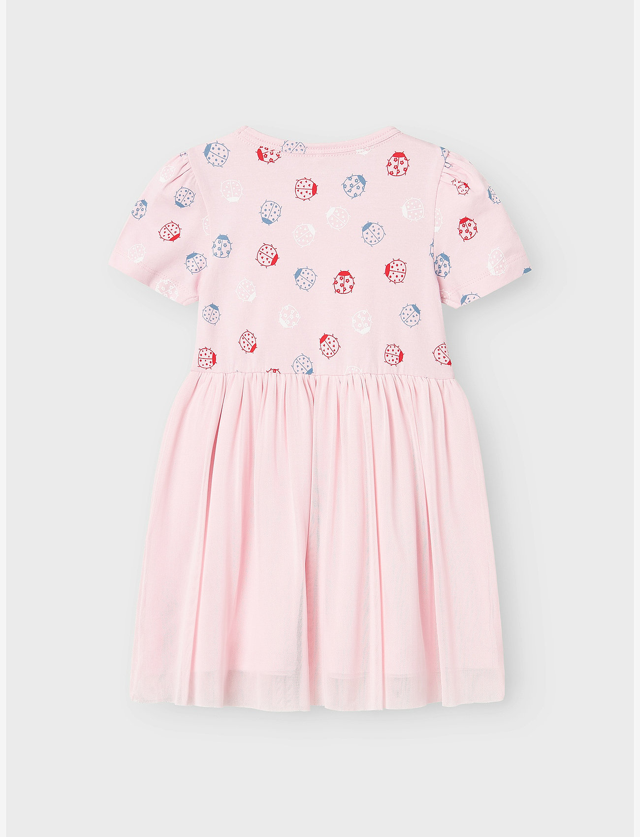 name it - NMFFILERA SS TULLE DRESS - parfait pink - 2