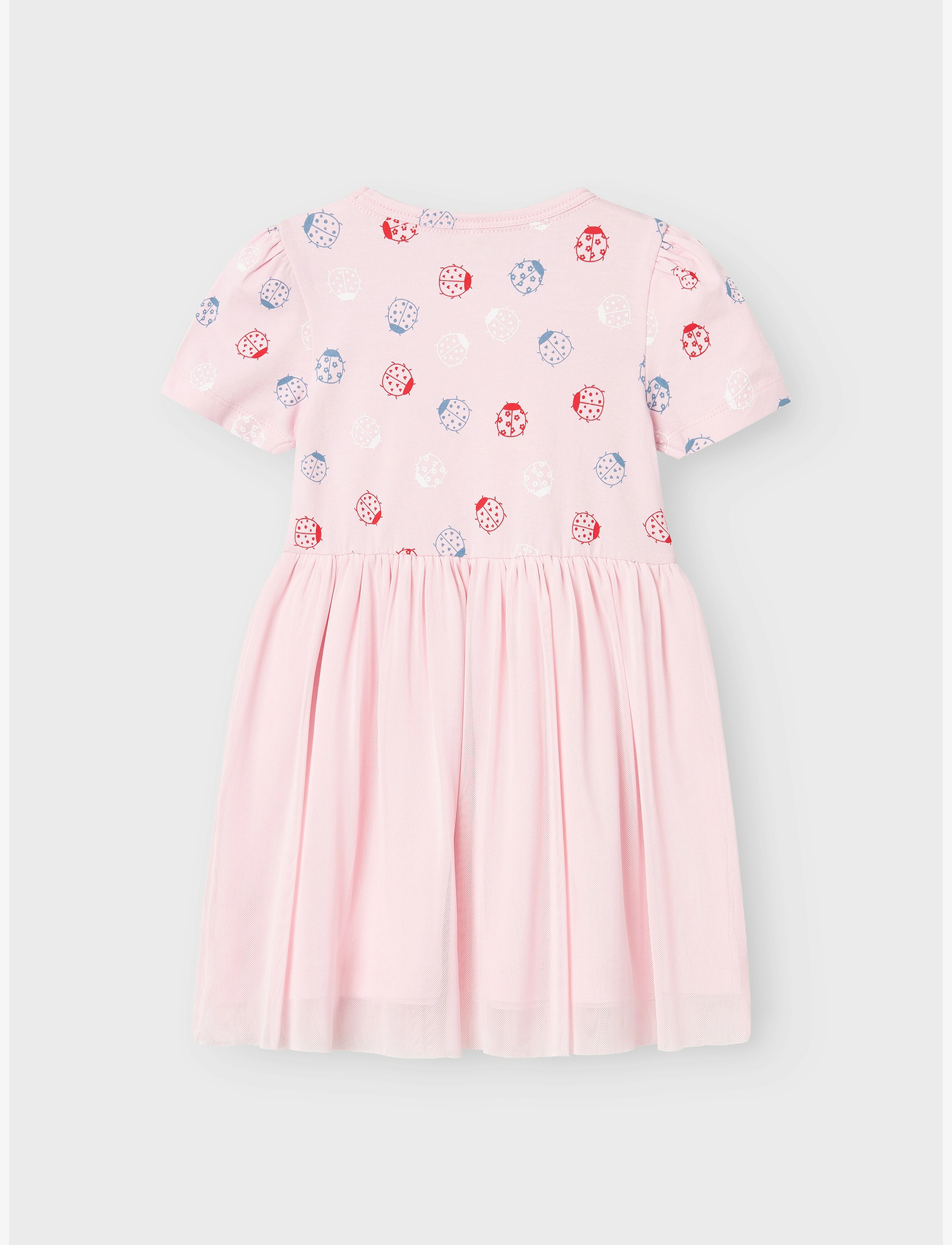 name it - NMFFILERA SS TULLE DRESS - parfait pink - 2