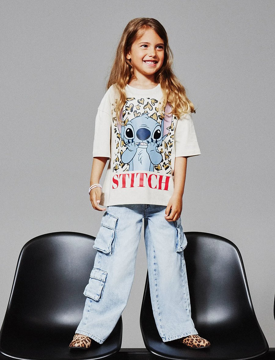 name it - NKFBELLA WIDE CARGO JEANS 8772-BE NOOS - hosen mit weitem bein - light blue bleached denim - 4