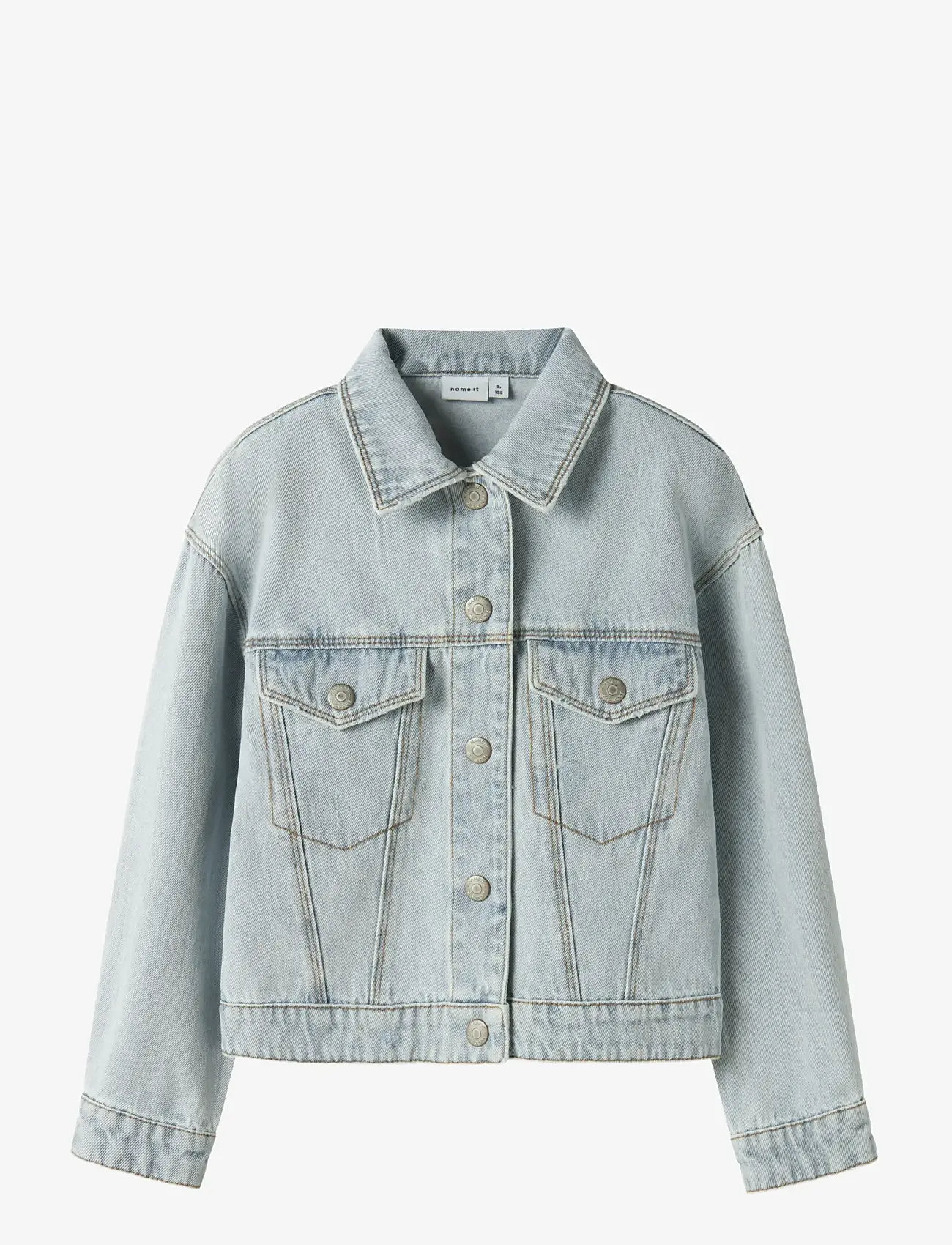 name it - NKFMILA DNM JACKET 8510-ZA NOOS - jeansjackor - light blue bleached denim - 1