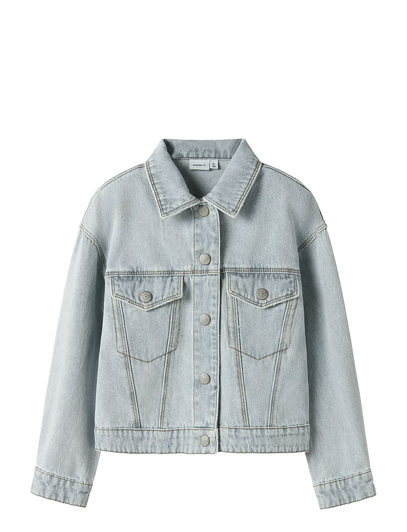 name it - NKFMILA DNM JACKET 8510-ZA NOOS - jeansjackor - light blue bleached denim - 1