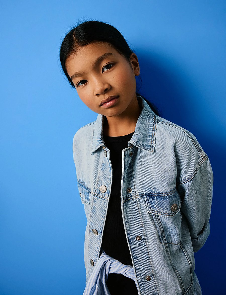 name it - NKFMILA DNM JACKET 8510-ZA NOOS - jeansjacken - light blue bleached denim - 0