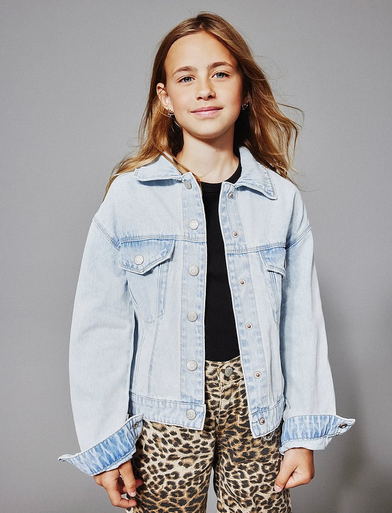 name it - NKFMILA DNM JACKET 8510-ZA NOOS - jeansjackor - light blue bleached denim - 5