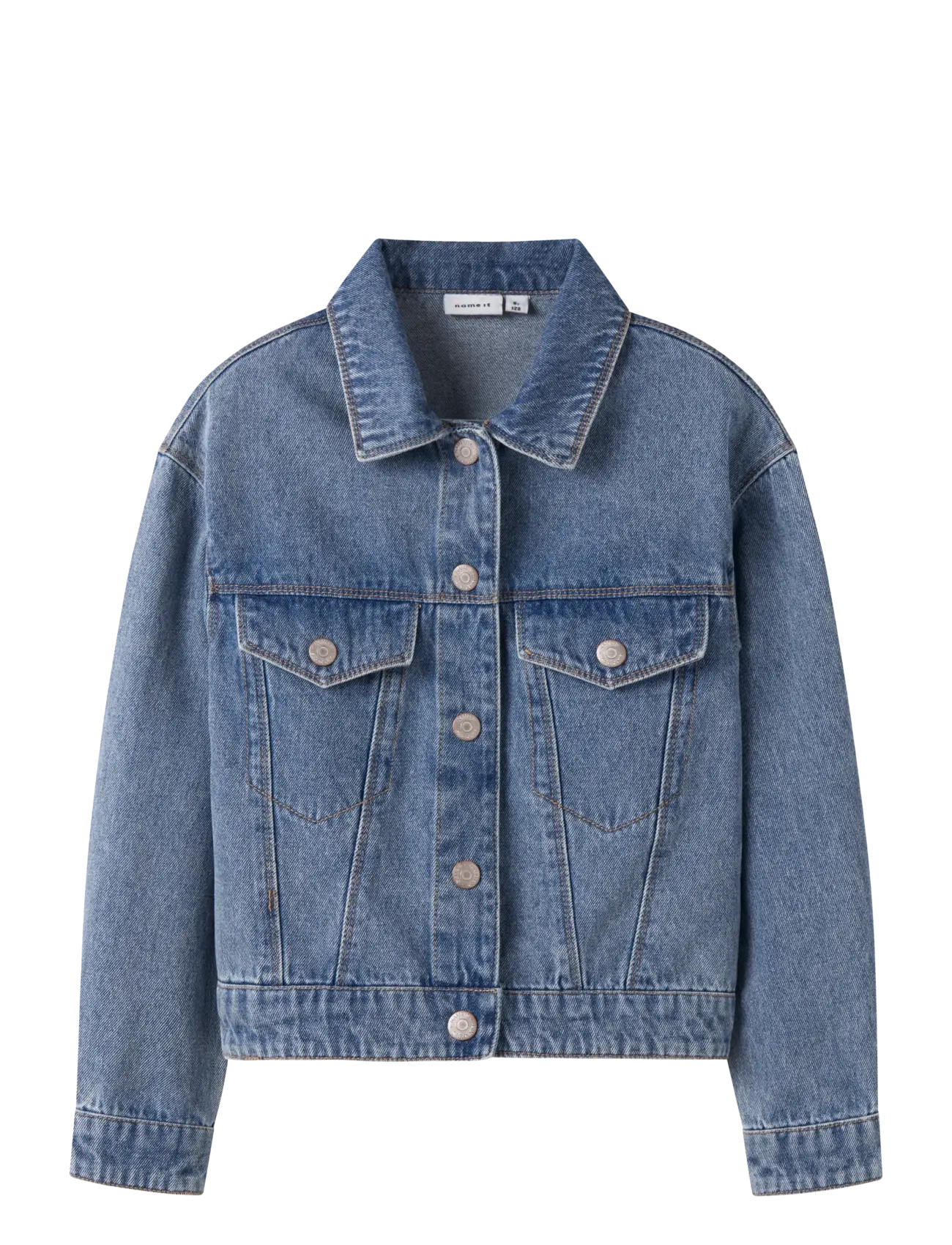 name it NKFMILA DNM JACKET 8510-ZA NOOS - 4 for 3 - MEDIUM BLUE DENIM / blue