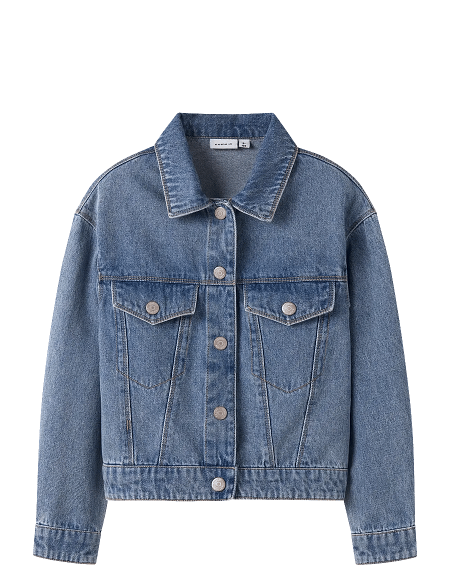 name it - NKFMILA DNM JACKET 8510-ZA NOOS - jeansjacken - medium blue denim - 1